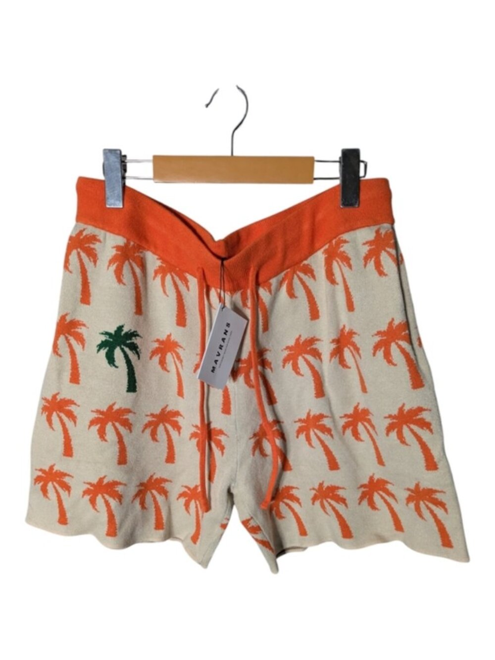 NWT Mavrans Palm Knit Short Tan/Orange Size XL‎